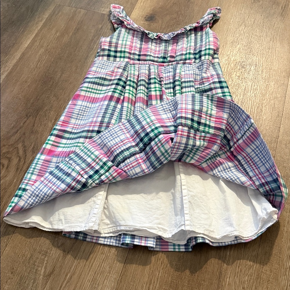 Ralph Lauren Plaid Sleeveless Dress Size 3T - Picture 4 of 4